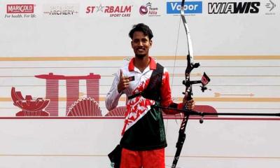 সিঙ্গাপুরে রুদ্ধশ্বাস লড়াই করে সোনা জিতলেন আলিফ