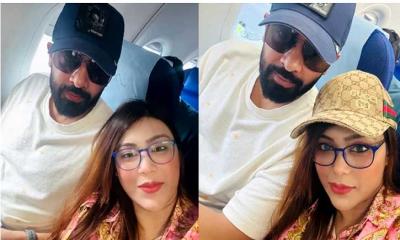 বিমানে একসঙ্গে শাকিব-মিস্টি, ফেসবুক পোস্টে রহস্য