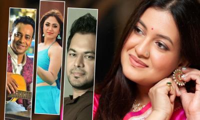 ‘দুষ্টু কোকিল’ সুরকারের ‘বসন্তের কোকিল’ গানে সিঁথি সাহা