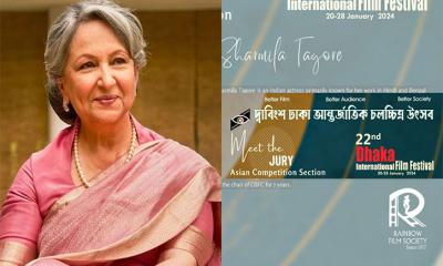 শর্মিলা ঠাকুর আসছেন ঢাকা আন্তর্জাতিক চলচ্চিত্র উৎসবে
