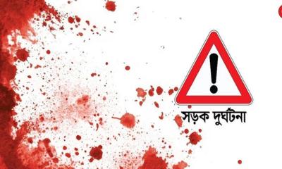 মহাখালীতে বাস উল্টে হেলপার নিহত