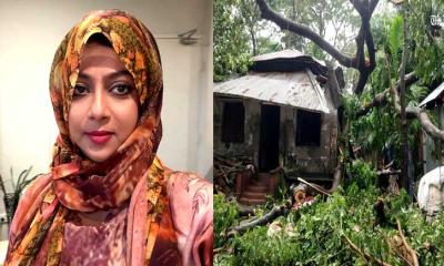 রেমালের আঘাত, অসহায় মানুষের পাশে দাঁড়ানোর আহ্বান শাবনূরের