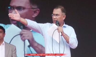 ধানের শীষকে জয়ী করে আসুন সবাই মিলে দেশ পুনর্গঠনের কাজে হাত দেই: তারেক রহমান