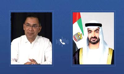 প্রধানমন্ত্রীর সঙ্গে আমিরাতের প্রেসিডেন্টের ফোনালাপ
