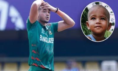 শিশু সাজিদের মৃত্যুতে শোকাহত তাসকিন