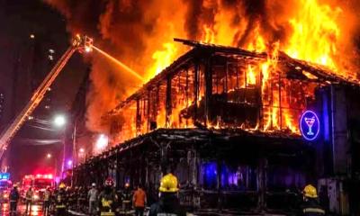 ব্যাংককের পানশালায় ভয়াবহ আগুন, অন্তত ২৭ জনের মৃত্যু