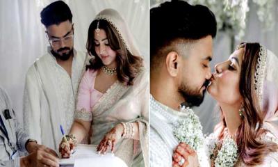 বিয়ে করেছেন ক্যানসার আক্রান্ত হিনা খান, বর কে জানেন
