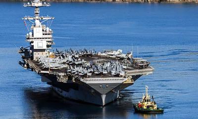 ফেরত গেল বৃহত্তম মার্কিন রণতরি জেরাল্ড আর ফোর্ড