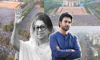 ‘ক্ষমতার বাইরে থেকেও মানুষের হৃদয়ে জায়গা করে নেওয়ার প্রমাণ এই জনসমুদ্র’