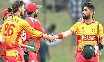 ওমানকে উড়িয়ে দিল জিম্বাবুয়ে