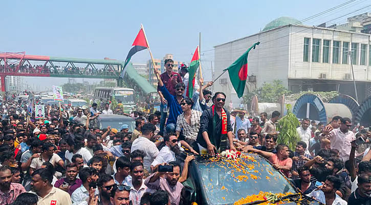 কারামুক্ত হলেন আলোচিত সেই জাকির, শোডাউনে তীব্র যানজট