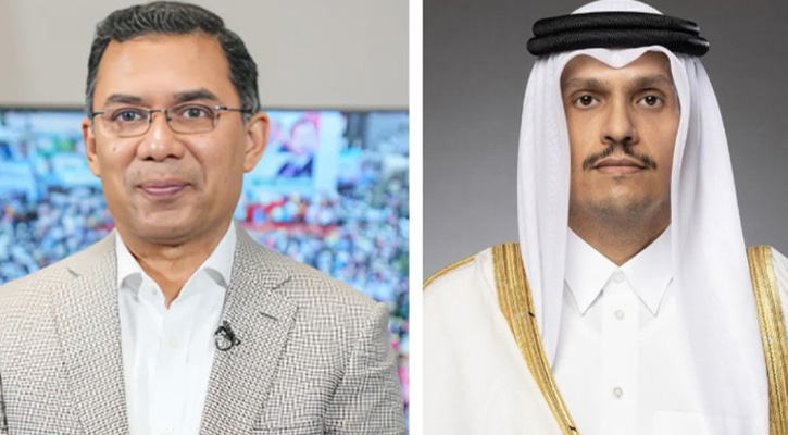 তারেক রহমানকে কাতারের প্রধানমন্ত্রীর অভিনন্দন