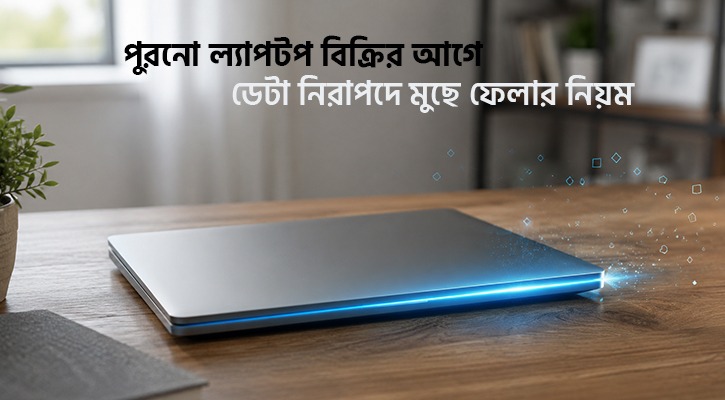 পুরনো ল্যাপটপ বিক্রির আগে ডেটা নিরাপদে মুছে ফেলার নিয়ম