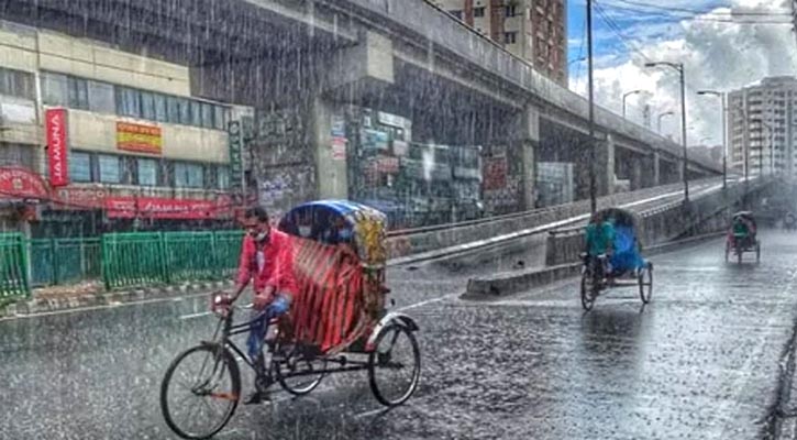 ভোর থেকে ঢাকায় ঝুম বৃষ্টি