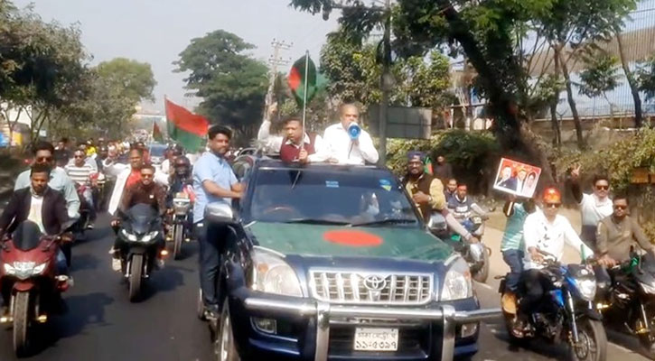 বিজয় দিবসে সীতাকুণ্ড বিএনপির মোটরসাইকেল শোভাযাত্রা
