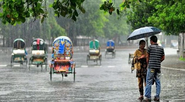 রাজধানীসহ দেশের যেসব এলাকায় আজ হতে পারে বৃষ্টি