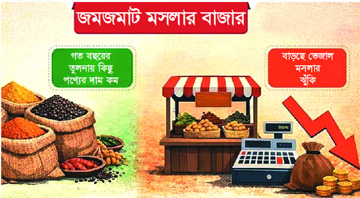 ঈদে জমজমাট মসলার বাজার