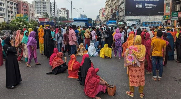 বনানীর সড়ক ছাড়লেন পোশাকশ্রমিকরা