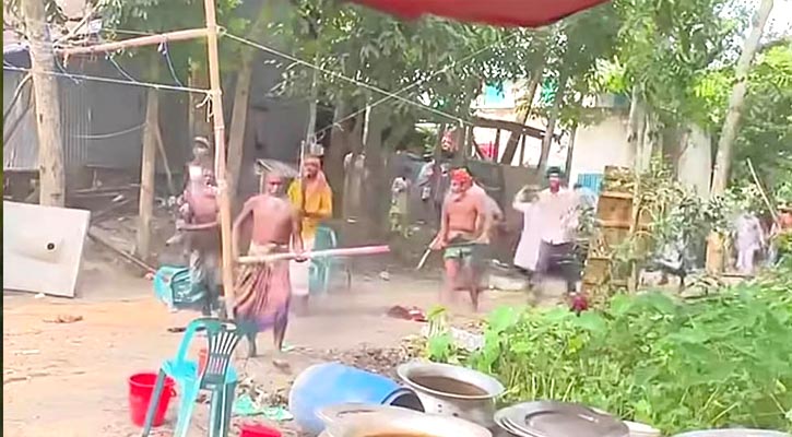 ভাঙ্গায় বিয়েবাড়িতে মাংস কম দেওয়া নিয়ে সংঘর্ষ