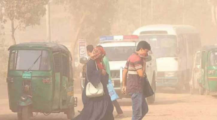 ছুটির দিনেও ঢাকার বায়ু ‘খুব অস্বাস্থ্যকর’