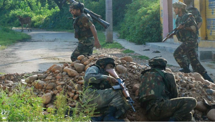 বন্দুকযুদ্ধে ভারতীয় সেনা নিহত
