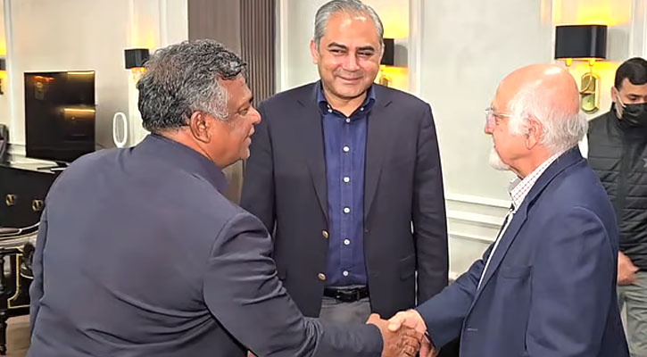 পাকিস্তানকে ভারতের বিপক্ষে খেলতে অনুরোধ জানিয়েছেন বিসিবি সভাপতি আমিনুল