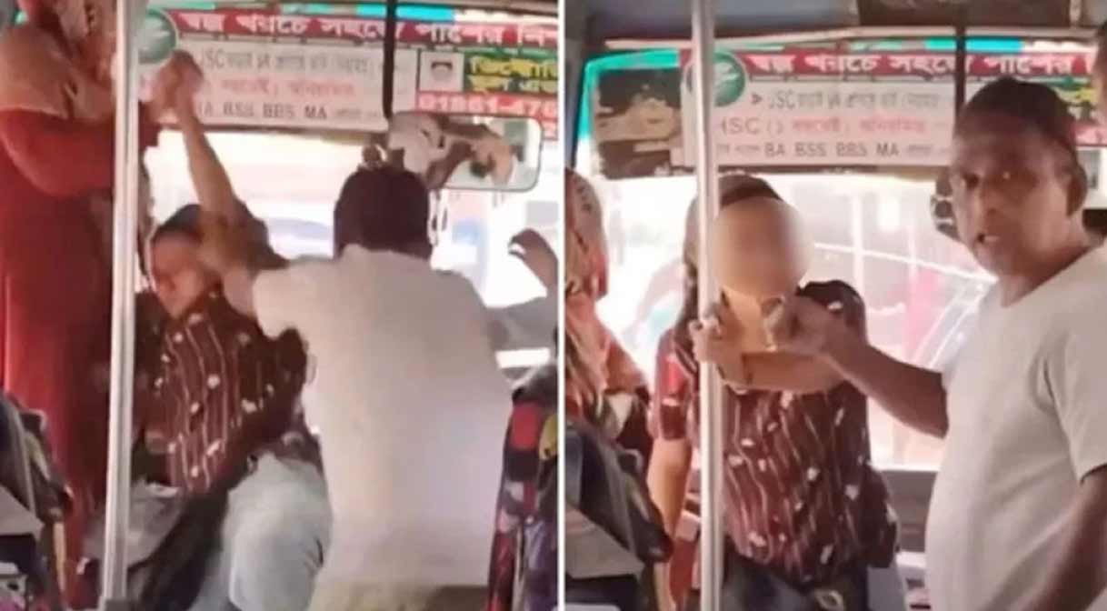 বাসে নারীকে হেনস্তা করা সেই হেলপার গ্রেপ্তার