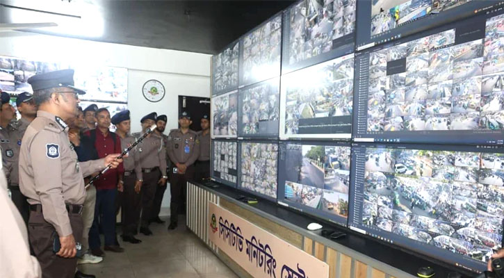 নগরীর ৮১ পয়েন্টে ২৬৯ সিসিটিভি ক্যামেরা স্থাপন করেছে সিএমপি