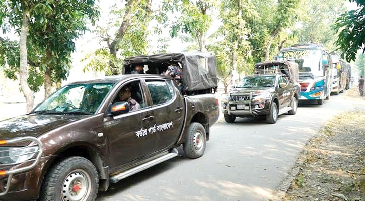জাতীয় নির্বাচনকে সামনে রেখে সাতক্ষীরায় বিজিবির ব্যাপক প্রস্তুতি গ্রহণ