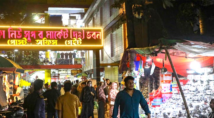 ১২ মে থেকে ঈদ পর্যন্ত দোকানপাট খোলা রাত ১০টা পর্যন্ত