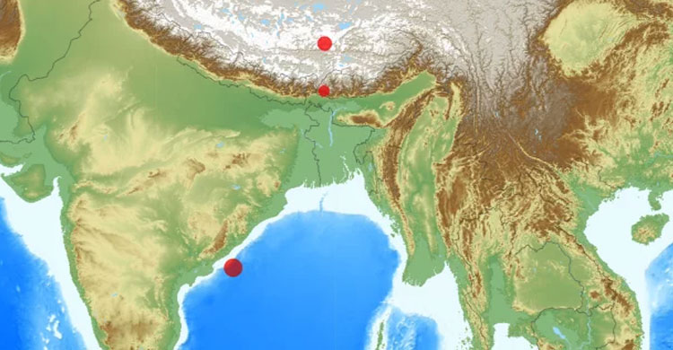 বঙ্গোপসাগরে ফের ভূমিকম্প