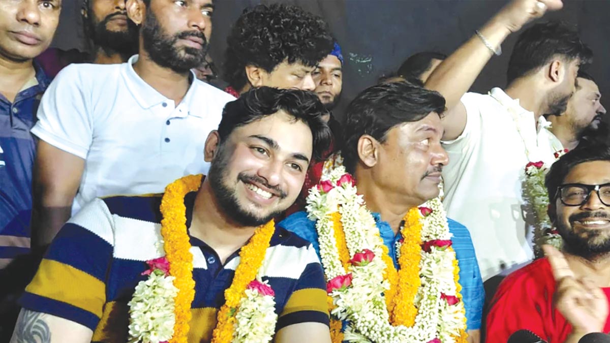 চলচ্চিত্র শিল্পী সমিতির সভাপতি শিবা সানু, সম্পাদক জয় চৌধুরী