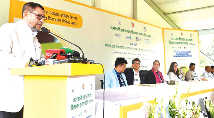 সারাদেশে হাম-রুবেলার টিকাদান শুরু