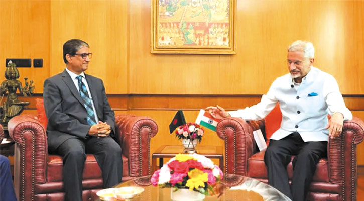 জয়শঙ্করের সঙ্গে বাংলাদেশের হাইকমিশনার হামিদুল্লাহর বিদায়ী সাক্ষাৎ