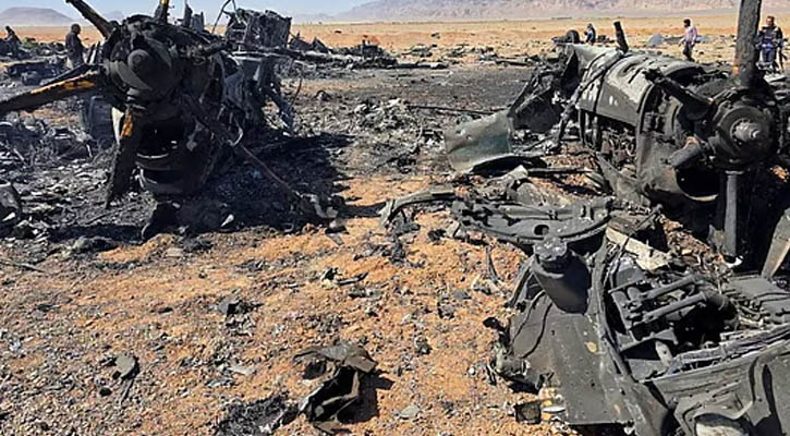 মার্কিন উড়োজাহাজ ‘ধ্বংসের’ নতুন ভিডিও প্রকাশ করল ইরান পুলিশ