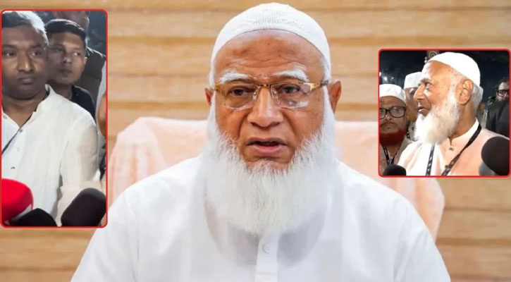 শহীদ মিনারে ফুল দিলেন জামায়াত আমির, সাংবাদিকের প্রশ্নে বললেন—‍‍`এ প্রশ্ন আজকে কেন‍‍`