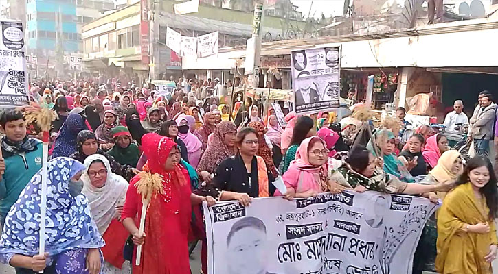 জয়পুরহাটে বিএনপির নির্বাচনী জনসভা ও মিছিল