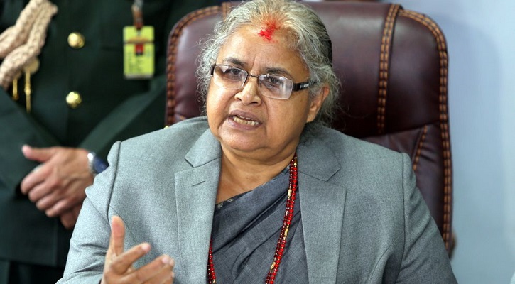 নেপালের অন্তর্বর্তী প্রধানমন্ত্রী হিসেবে শপথ নিলেন সুশীলা কার্কি