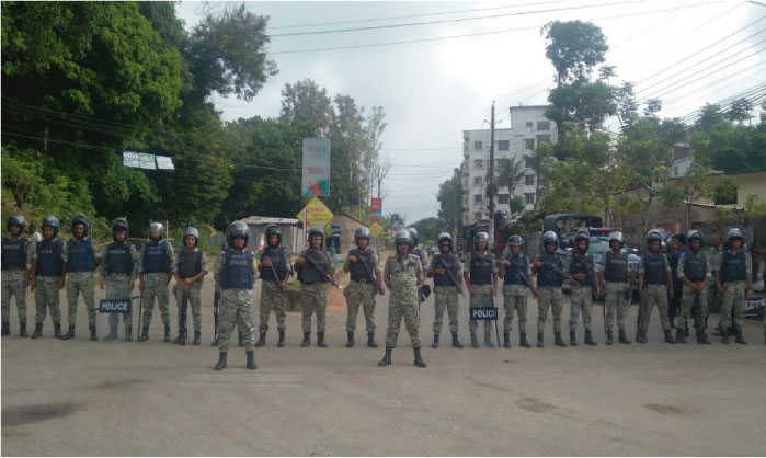খাগড়াছড়িতে ৭ প্লাটুন বিজিবি মোতায়েন