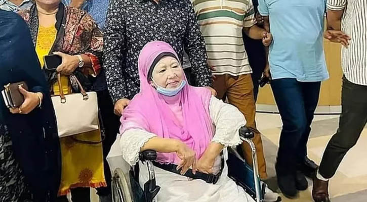 ৬ মে এয়ার অ্যাম্বুলেন্সে দেশে ফিরছেন খালেদা জিয়া