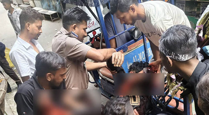 তাজিয়া মিছিল থেকে ধাওয়া করে যুবককে কুপিয়ে হত্যা