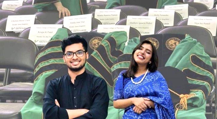 লিমন ও বৃষ্টিকে মরণোত্তর ডক্টরেট ডিগ্রি দিলো ইউনিভার্সিটি অব সাউথ ফ্লোরিডা