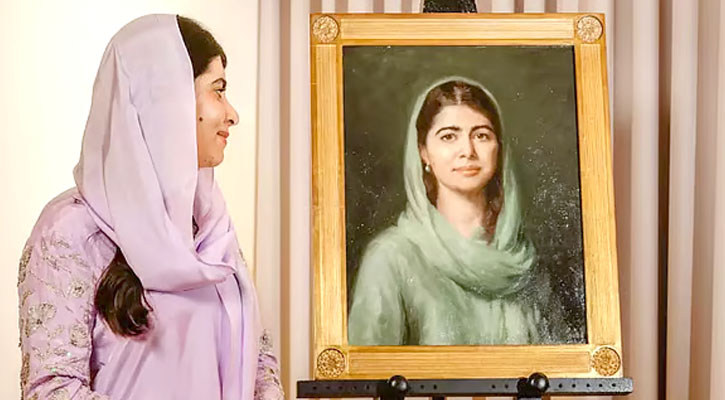 অক্সফোর্ড বিশ্ববিদ্যালয়ে নোবেলজয়ী মালালার প্রতিকৃতি উন্মোচন