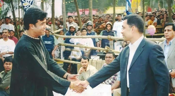 হঠাৎ তারেক রহমানের সঙ্গে নায়ক মান্নার এই ছবিটি আলোচনায়