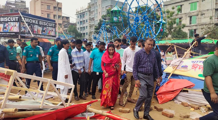মিরপুরে অবৈধ মেলা উচ্ছেদ