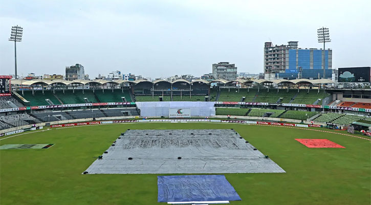 বৃষ্টিতে পরিত্যক্ত দ্বিতীয় দিনের খেলা