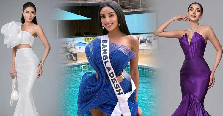 মিস ইউনিভার্স মঞ্চে বিতর্ক,আচরণে শালীনতার জবাব দিলেন মিথিলা