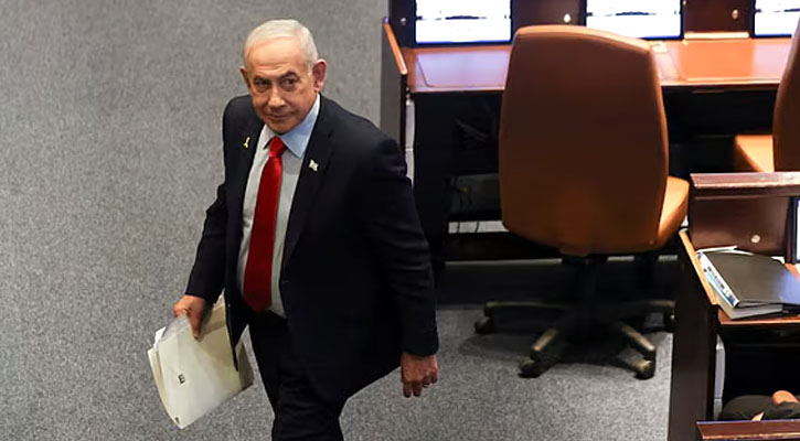 এবার নেতানিয়াহুর কফি পানের ভিডিও নিয়ে নতুন বিতর্ক