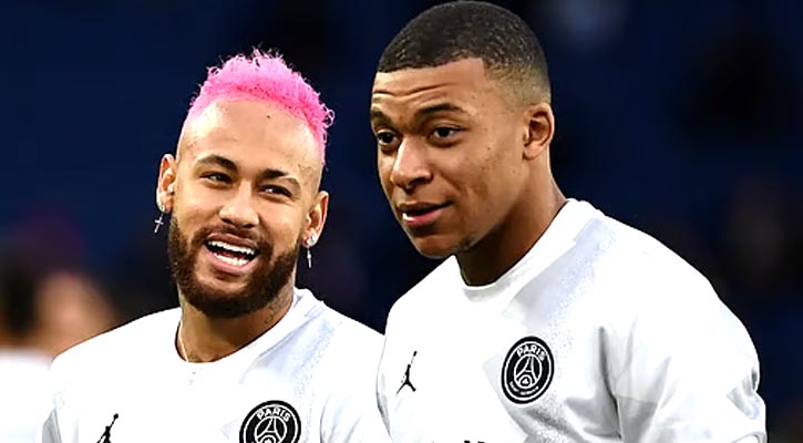  নেইমার আমার চোখে অন্যতম বড় তারকা : এমবাপ্পে