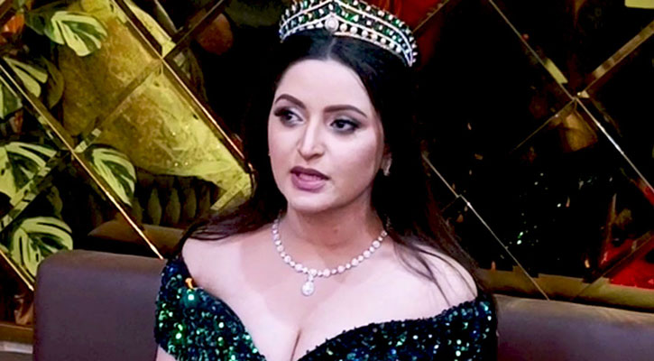 পার্লার উদ্বোধনে গিয়ে বিতর্কে পরীমণি